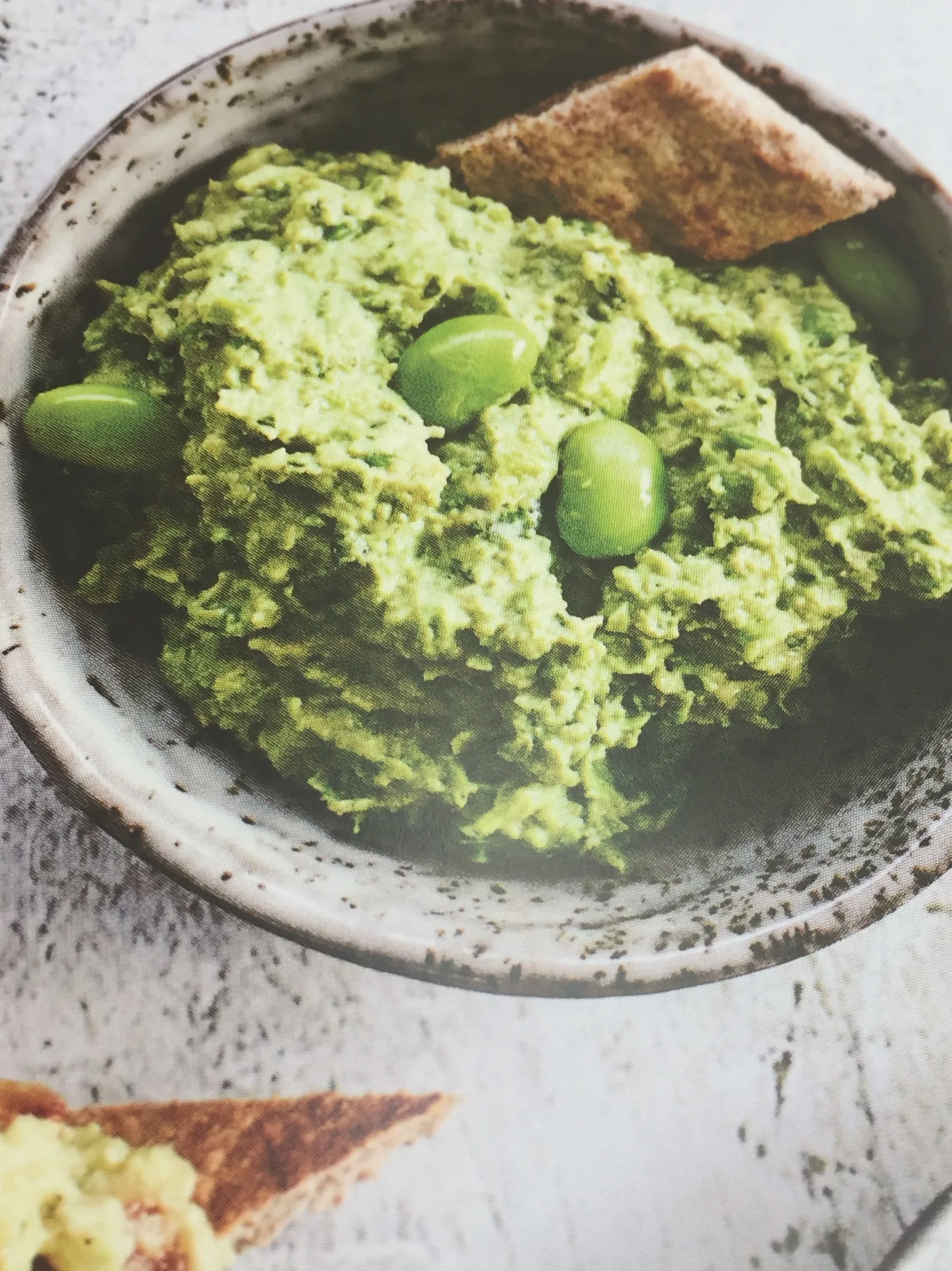 Pea and Edamame Hummus